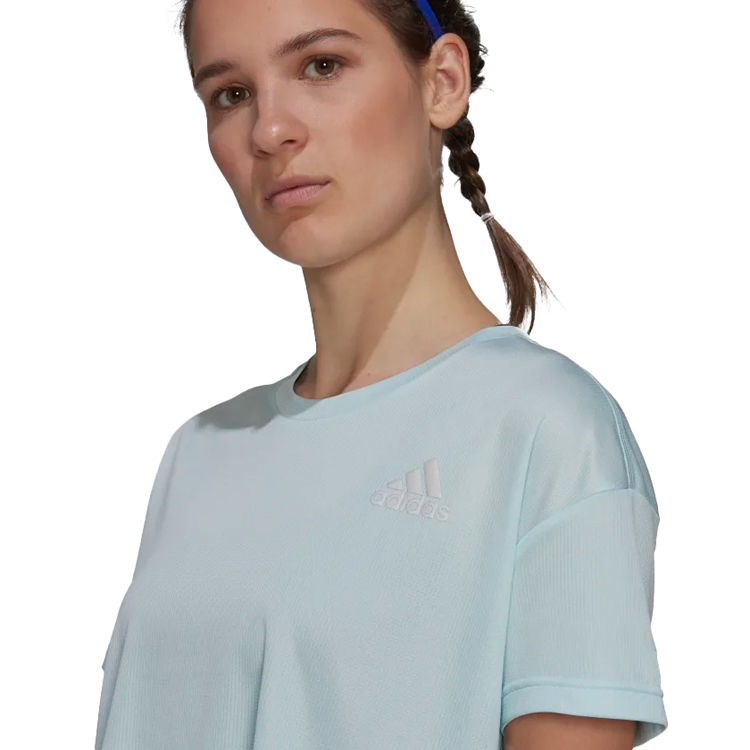 Tricou Adidas P.BLUE TEE W / Femei / XS / Albastru deschis photo 5